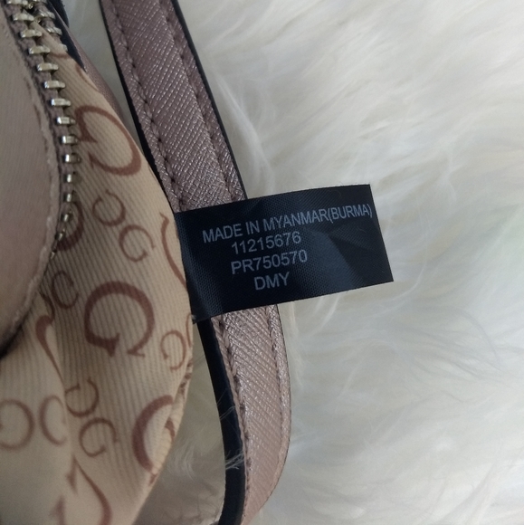 RARE Guess Rose Gold Floral Mini Campos Crossbody Bag - Picture 15 of 16